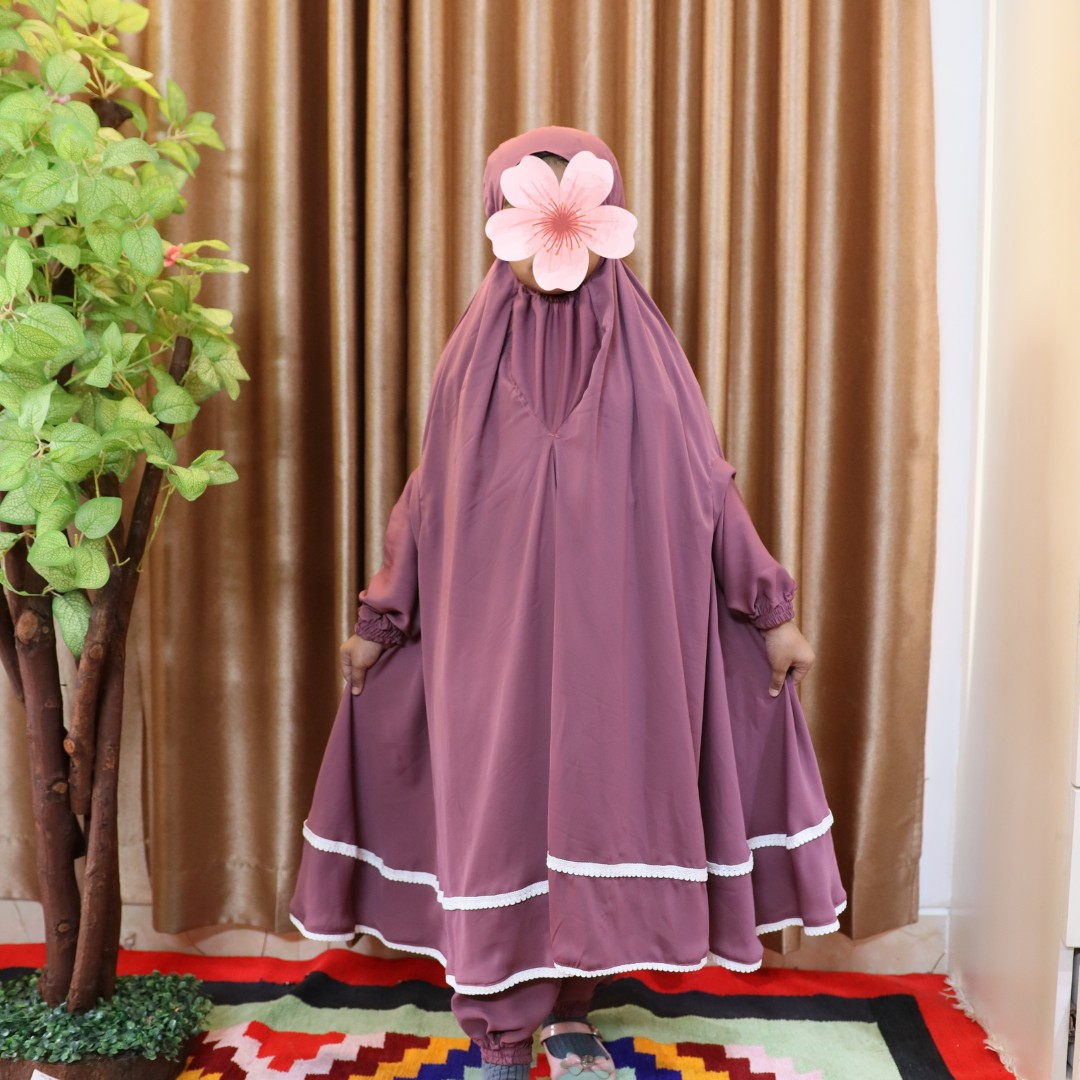 Kids Cherry Khimar Set KK104