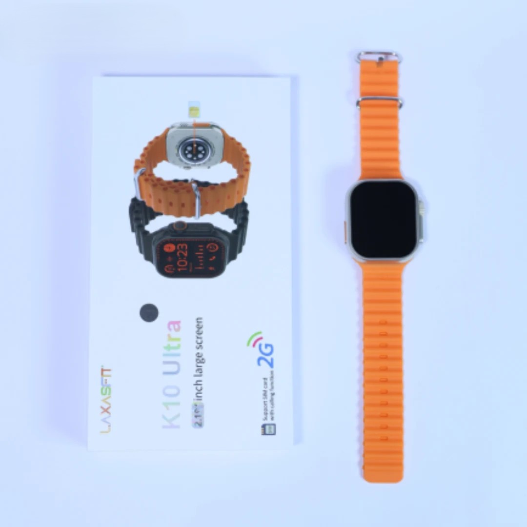 Laxasfit K10 Ultra Smart Watch With Sim Supported