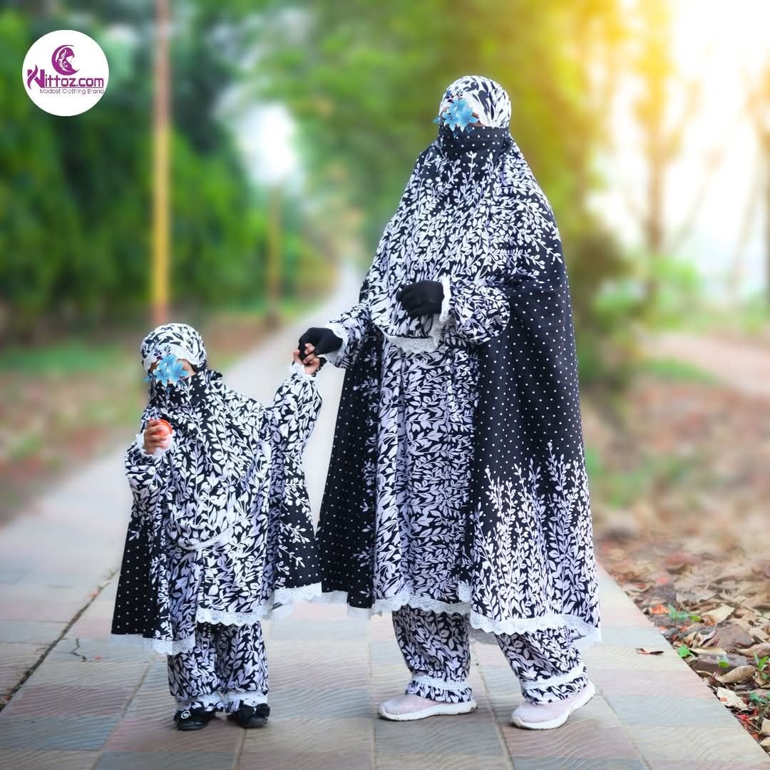 Only Woman Lilen Fabric Khimar Set LF111